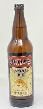 Julian Hard Cider Apple Pie  Cider